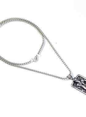 恶魔街头风复古暗黑项链