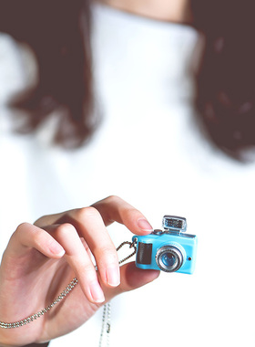 嘻哈项链原宿ins玩偶吊坠学生