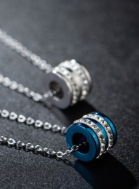 吊坠ins情侣小蛮腰项链