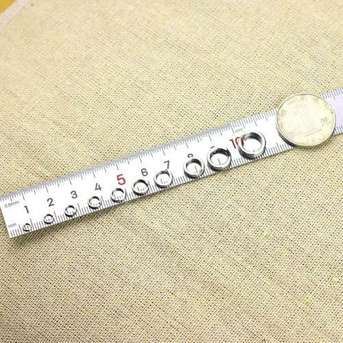 路亚双圈不锈钢加强力压扁o型三本钩连接器海钓钢环假饵铁板配件 - 图2