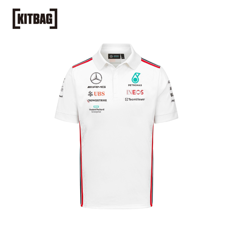 梅赛德斯奔驰 AMG Petronas F1 2023 Team 衬衫 - 白色 - 图0