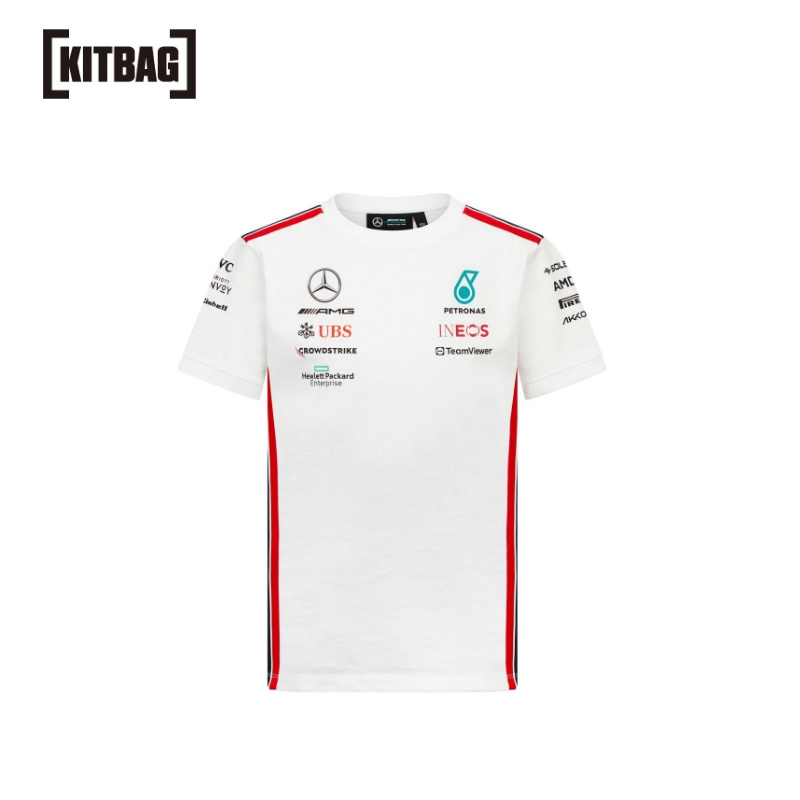 梅赛德斯奔驰 AMG Petronas F1 2023车队车手 T恤-儿童-图3