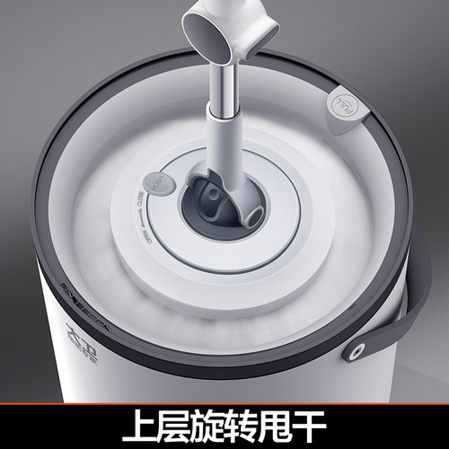 大卫单桶旋转拖把家用水桶一体懒人神器2025新款一拖墩布净两用 - 图1