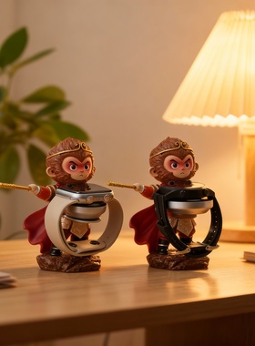 卡通孙悟空装饰摆件桌面收纳