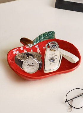 入户玄关钥匙收纳摆件家用客厅电视柜旁装饰品高颜值日常送礼实用