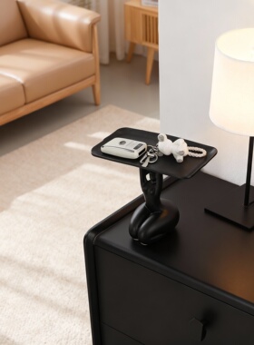 极简抽象树脂玄关收纳摆件