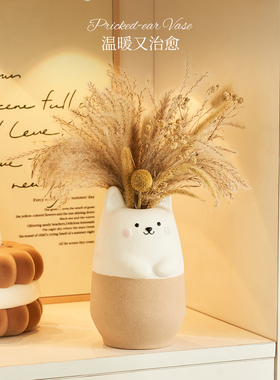 治愈猫咪摆件桌面氛围感神器