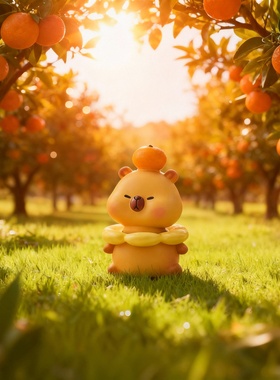 可爱动物树脂桌面摆件轻奢送礼