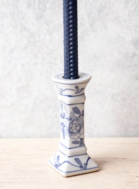 新中式陶瓷花鸟手绘桌面摆件