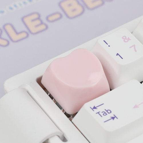 敲敲莓可爱爱心个性键帽客制化机械键盘帽单个ESC立体送女礼物 - 图1