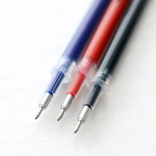 晨光中性笔芯0.5mm黑色半针管晨光尖叫香味型学生用蓝色红色笔芯教师批改速干替芯考试签字笔芯全针管mg6139 - 图3