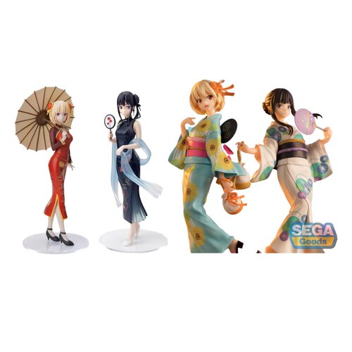 新品全款现货日正SEGA 莉可丽丝 锦木千束 井上泷奈 浴衣景品手办 - 图3
