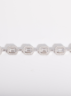 WBJ定制珠宝通用银欧美手链