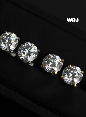 wbj定制k金克拉火彩闪耀珠宝