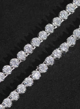 珠宝金字塔网球项链银饰全国包邮