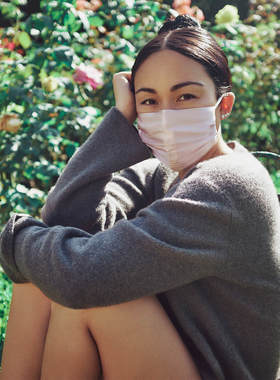 美国代购slip桑蚕真丝口罩1枚含配件 亲肤防尘防晒面罩 face mask