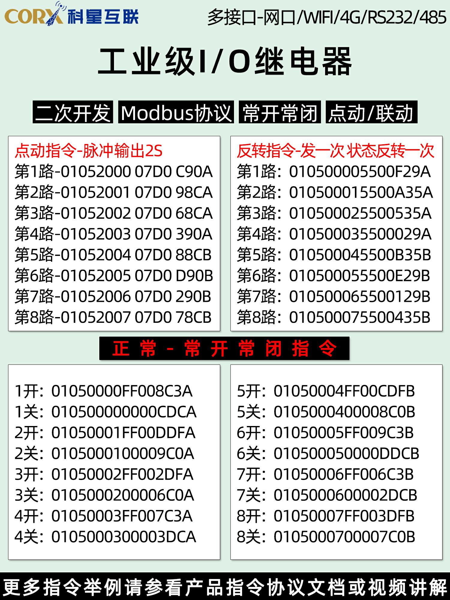 485网络继电器控制板开关量wifi串口232rtu模块输入输出定时联动