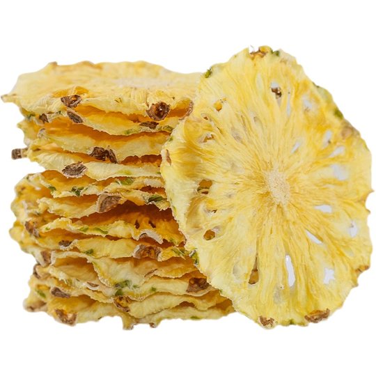 Dried pineapple, dried pineapple slices, baked decorative dried fruit