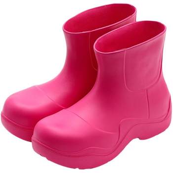 Avocado ສີຂຽວ ugly cute rain boots for women summer water shoes summer fashion low-top waterproof non-slip water shoes fashionable rain boots