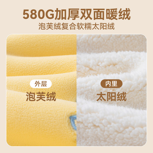 嘟嘟家男童外套宝宝冬季儿童上衣女童洋气婴儿冬装加厚摇粒绒秋冬