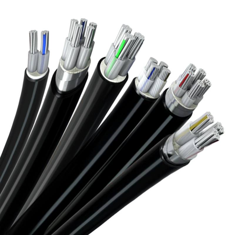 国标铝芯电力电缆2 3 4芯16 25 35 50平方三相四线电线架空地埋线