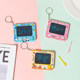 Mini Graffiti Small Drawing Board Keychain Children Girls Kindergarten Gift School Bag Small Pendant Portable Creative Toy