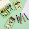 Children's crayon non-toxic non-dirty hand color painting brush kindergarten oil pastel 8 colors primary school student stationery small gift