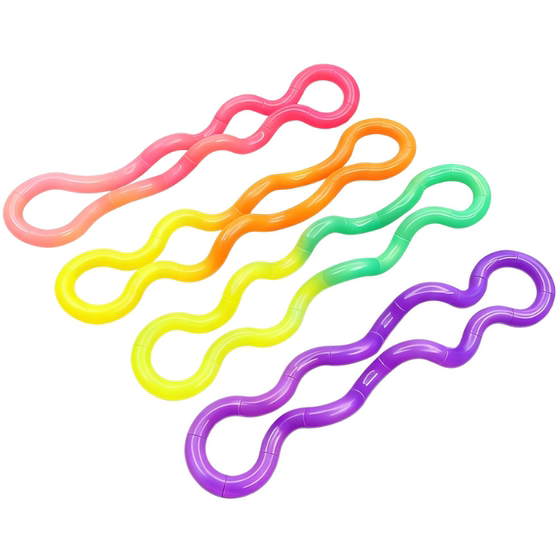 Variety of twisting rope twisting circle winding toys twisting music decompression toys children's day unlimited decompression deformation twisting rope