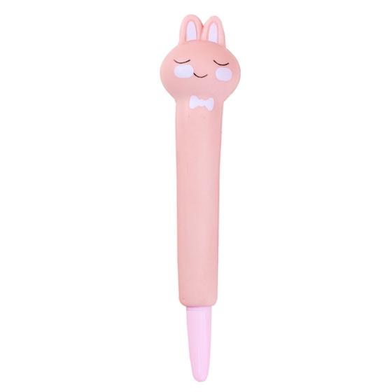 Cartoon decompression soft gel pen decompression swing pen primary school students creative and practical stationery school prize gift
