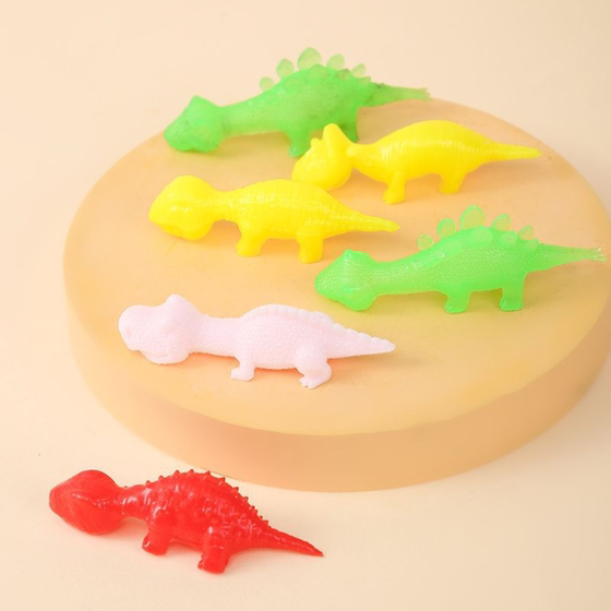 Finger catapult small dinosaur toy wall-sticking fun slingshot