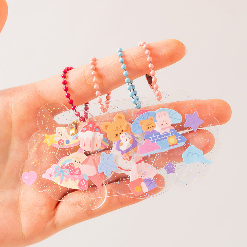 DIY咕卡套装卡通咕卡贴纸手账套装摆摊地摊手作礼物可爱挂件盲盒,淘宝优惠券,粉丝福利购,淘宝优惠卷