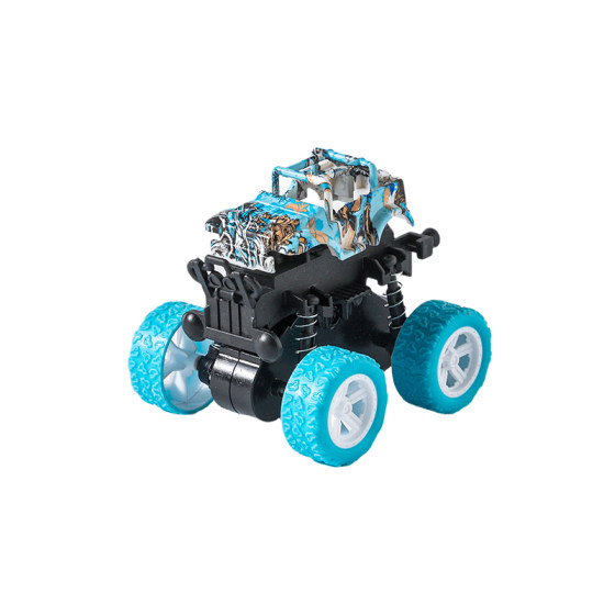 Inertia off-road vehicle toy super fall-resistant climbing car model car nostalgic four-wheel drive toy car simulation anti-fall car