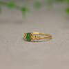Myanmar natural grade A jadeite cabochon ring