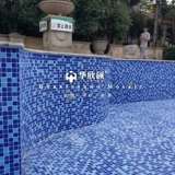 Бассейн с аксессуарами, керамическая мозаика, лента с лестницей, тройник