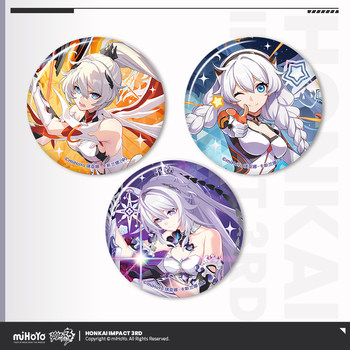 Stigmata Series Tinplate Badge Set Sirkiana Meiyi miHoYo