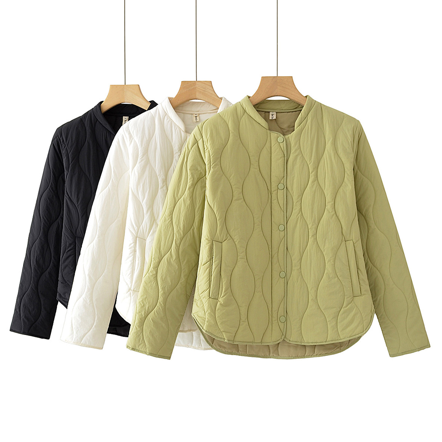 纯色百搭大码女装秋冬季新款葫芦格棉衣胖mm宽松遮肚显瘦棉袄外套,淘宝优惠券,粉丝福利购,淘宝优惠卷