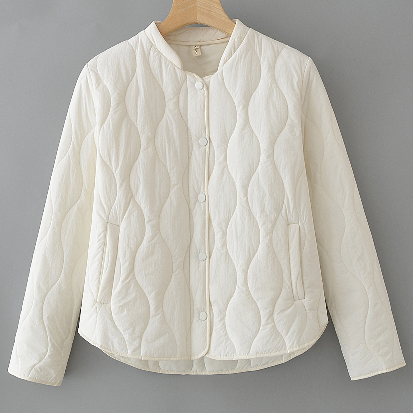 纯色百搭大码女装秋冬季新款葫芦格棉衣胖mm宽松遮肚显瘦棉袄外套,淘宝优惠券,粉丝福利购,淘宝优惠卷