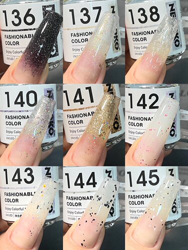 Nekoko小银瓶热门色号合集 Ins瓶装美甲甲油胶透色纯色猫眼砂糖胶 - 图2