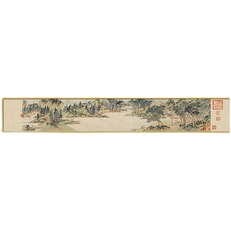 横款中式国画山水字画客厅茶室装饰画沙发卧室背景墙挂画中堂壁画 - 图3