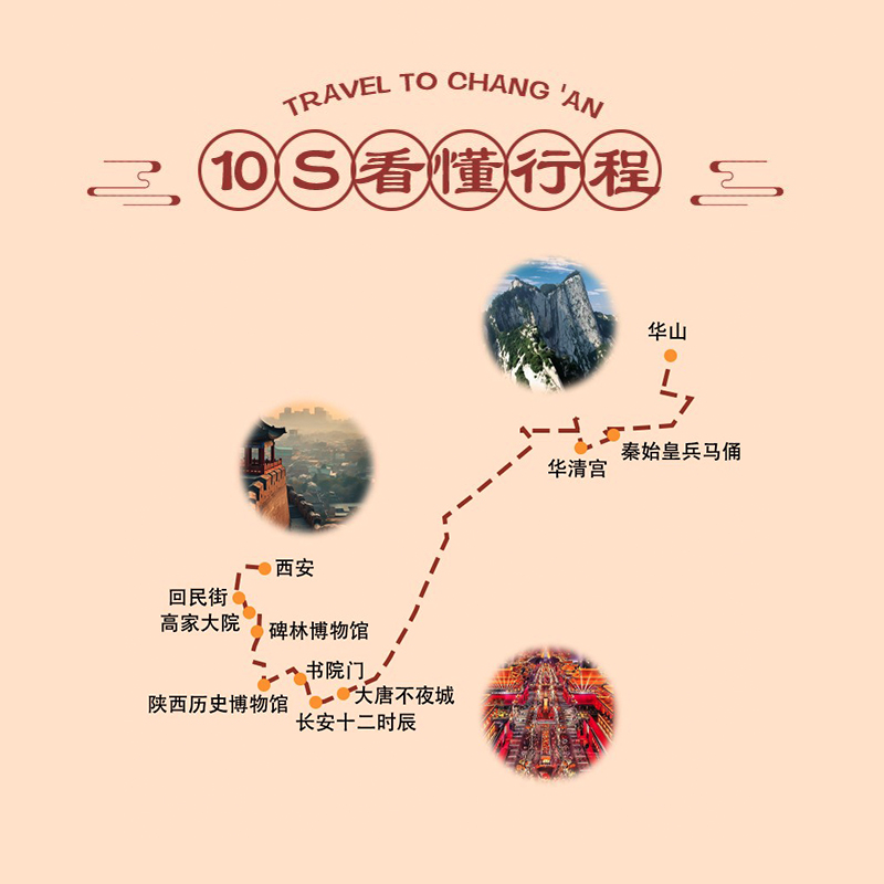 【纯玩】陕西西安渭南旅游5日4晚6人团跟团游 兵马俑华清宫华山城 - 图3