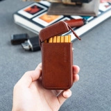 Коробка с кожей OneLeather 20 Deoxy Leather Cowhide Men's High -End Jinzhongzhongzhong Обложка поддержки