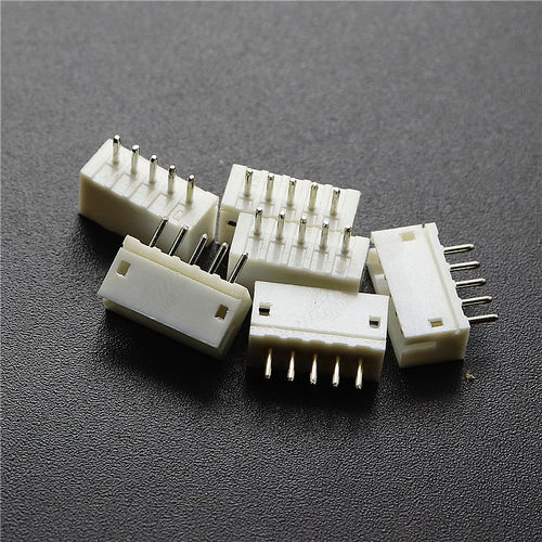ZH1.5MM直针插座 2P3P4P5P6P7P8P9P10P11P12P白色针座ZH1.5连接器 - 图2