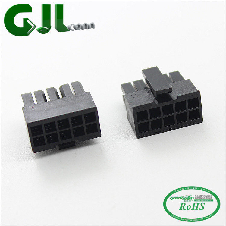 GJLCONN MX3.0mm 43025 2X5P公壳 3.0间距连接器 10P公插头_虎窝淘