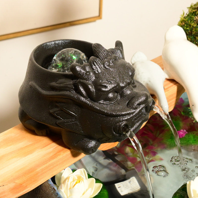 创意循环流水造景风水轮风车小水车摆件古法生态养鱼陶罐配件套餐,淘宝优惠券,粉丝福利购,淘宝优惠卷