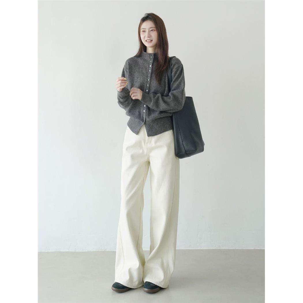 2025秋冬季新款翻领长袖宽松套头内搭打底外穿针织衫上衣毛衣女款,淘宝优惠券,粉丝福利购,淘宝优惠卷