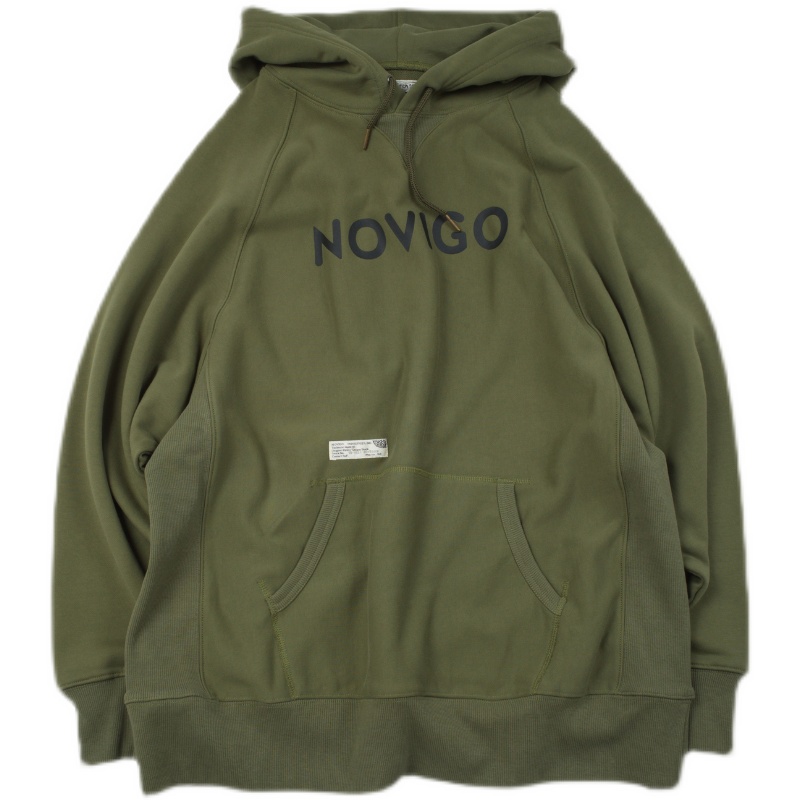 MMJ针织供应商 柔韧挺拔 NOVIGO HOODED-SWEATER 蝙蝠袖连帽卫衣 - 图0