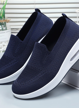 Women's thick soled plus size casual lazy cloth shoes女布鞋