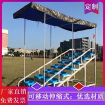 Seat 24 seat end Referee Bench end Timing Desk stationary venues Retractable Stadium Stands Watch Terrace