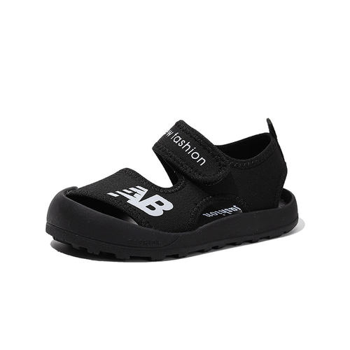 儿童运动包头凉鞋nb童鞋2024夏季新款男童沙滩鞋子女童软底宝宝鞋 - 图3