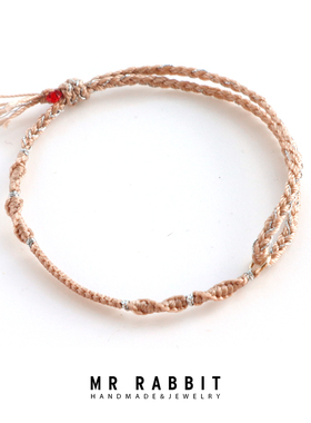 时尚百搭红色本命年手链